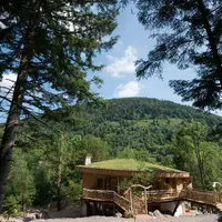 La Clairière aux cabanes &copy; Michel Laurent - Bol d'Air