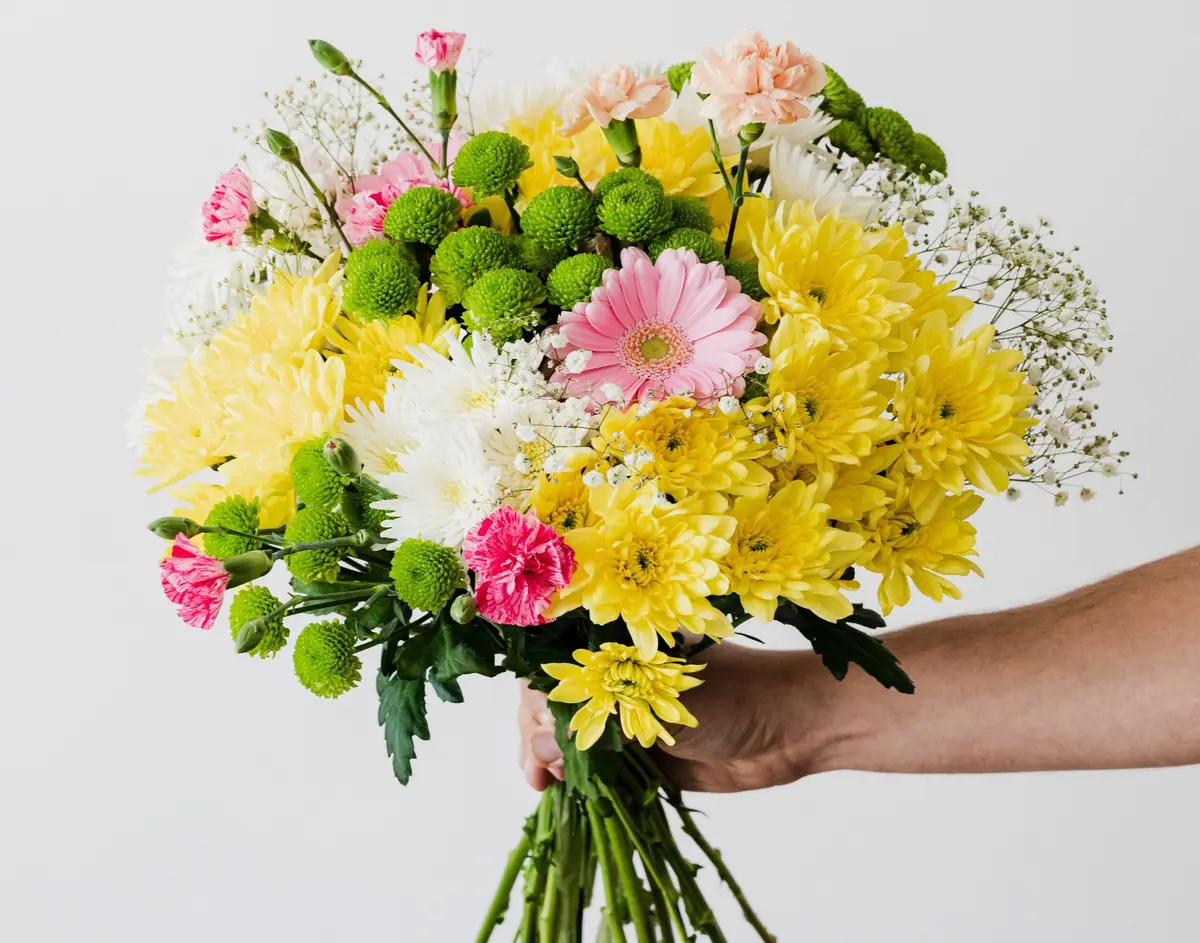 Cours d'art floral : miroir séché