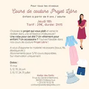 Cours de couture : Projet libre
