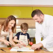 Cours de cuisine parent / enfant à l'Ecole Ducasse
