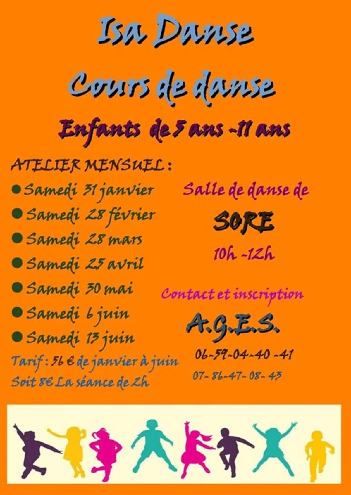 Cours de danse