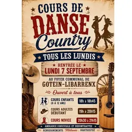 Cours de danse country