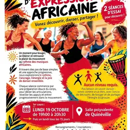 Cours de danse d'expression africaine