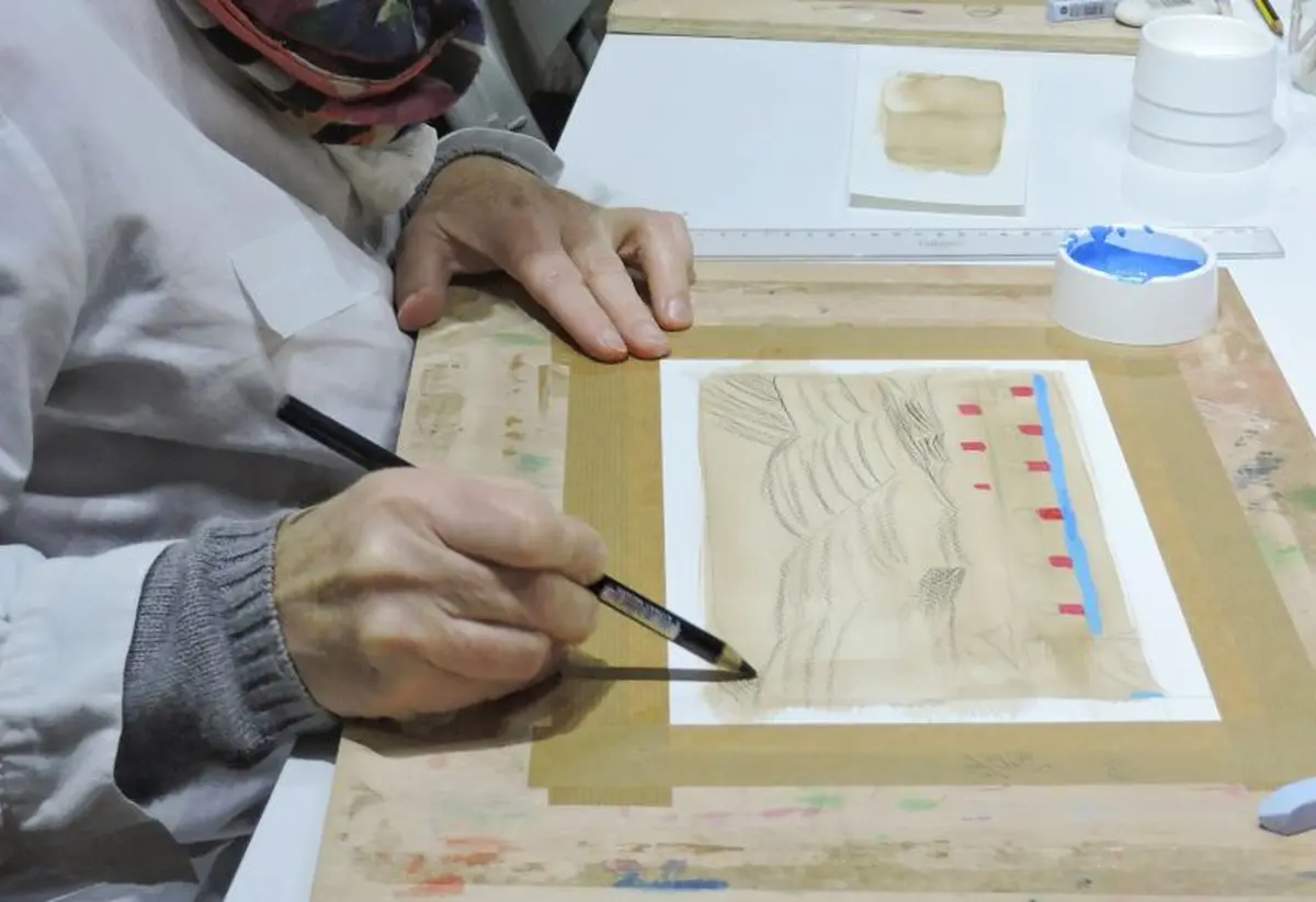 Cours de dessin au musée