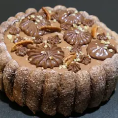 Cours de pâtisserie charlotte chocolat et pécan à Villeurbanne