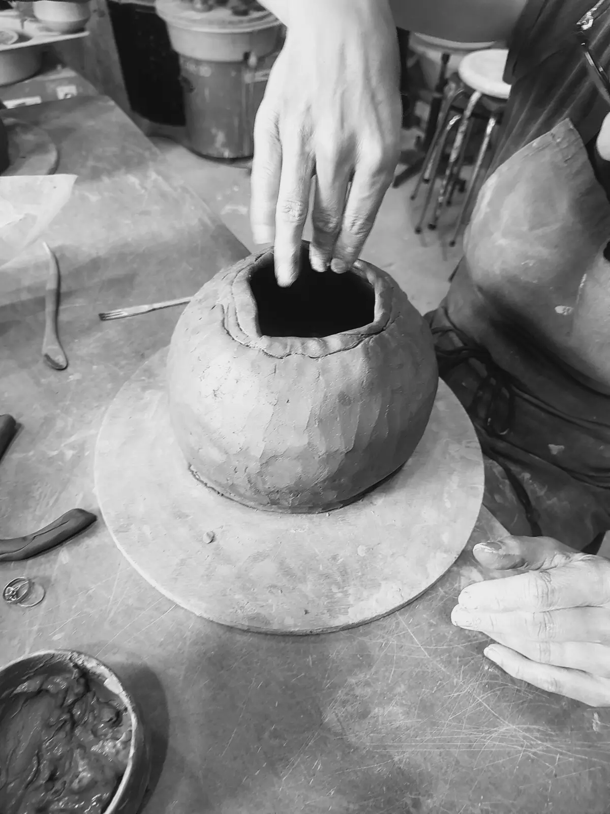 Cours de poterie pour adulte  le porte savon