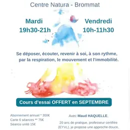 Cours de yoga