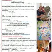 Cours hebdomadaire d'arts par Les amis du Musée Camille Claudel à Nogent-sur-Seine