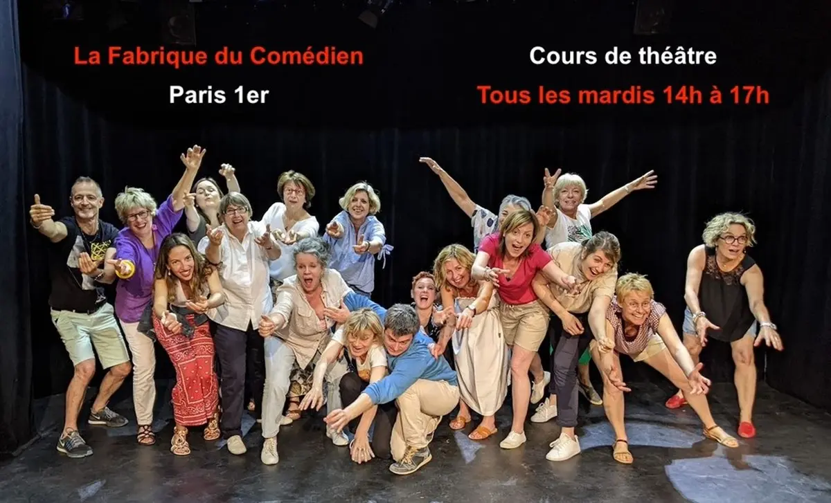 Cours théâtre adultes après-midi à Paris, saison 2026-2027