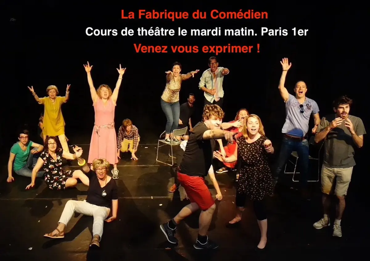 Cours théâtre en journée à Paris 2026-2027