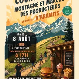 Course à la montagne et marché des producteurs