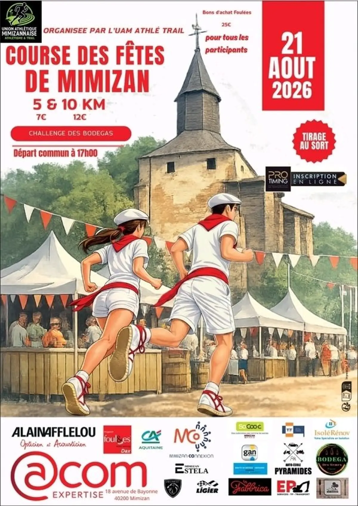 Course à pied à Mimizan : la Course des Fêtes
