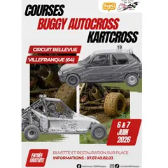 Course buggy autocross, kartcross.