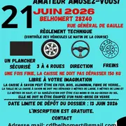 Course caisses à savon