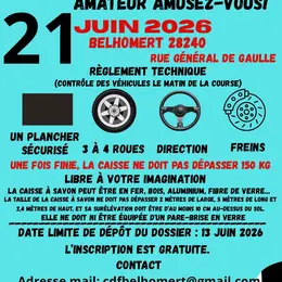 Course caisses à savon