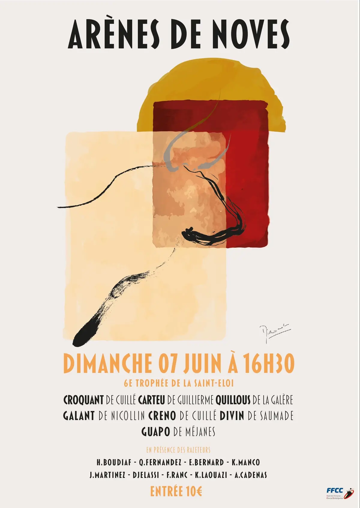 Course camarguaise - 6ème trophée de la St Éloi