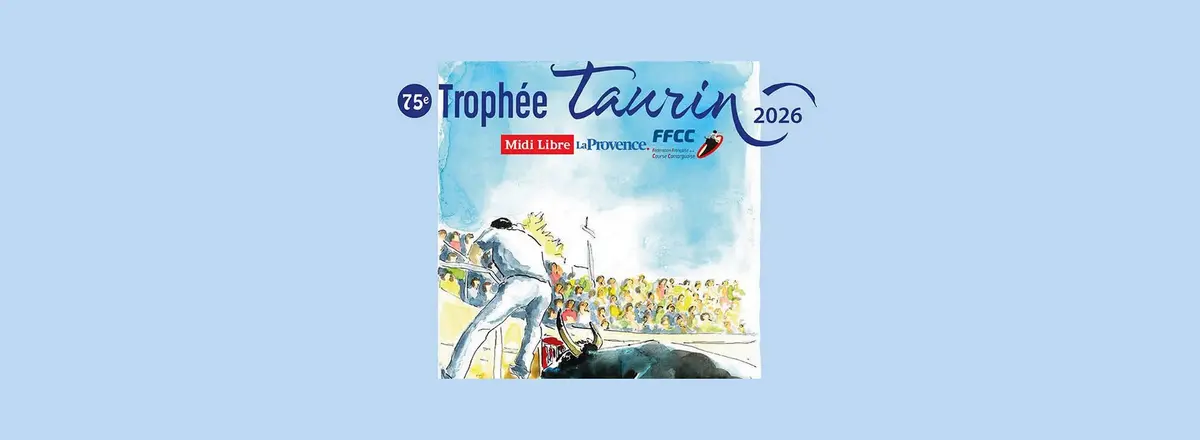Course camarguaise 75e Trophée taurin