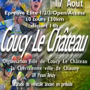 Course cycliste à Coucy-le-Château