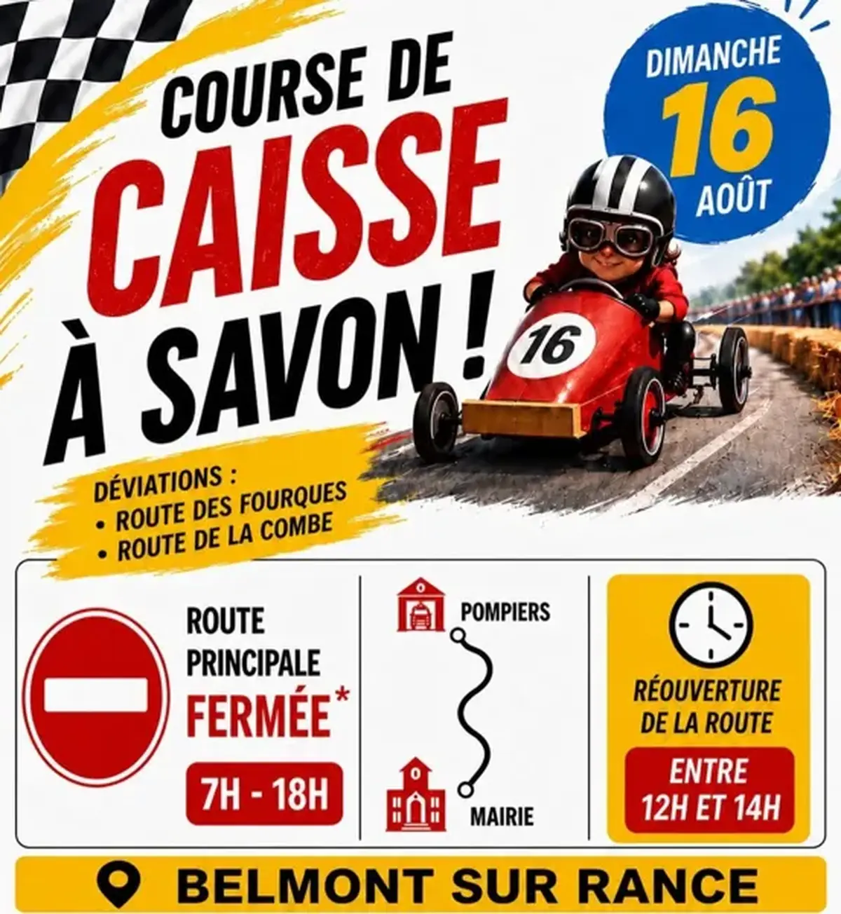 Course de caisse à savon