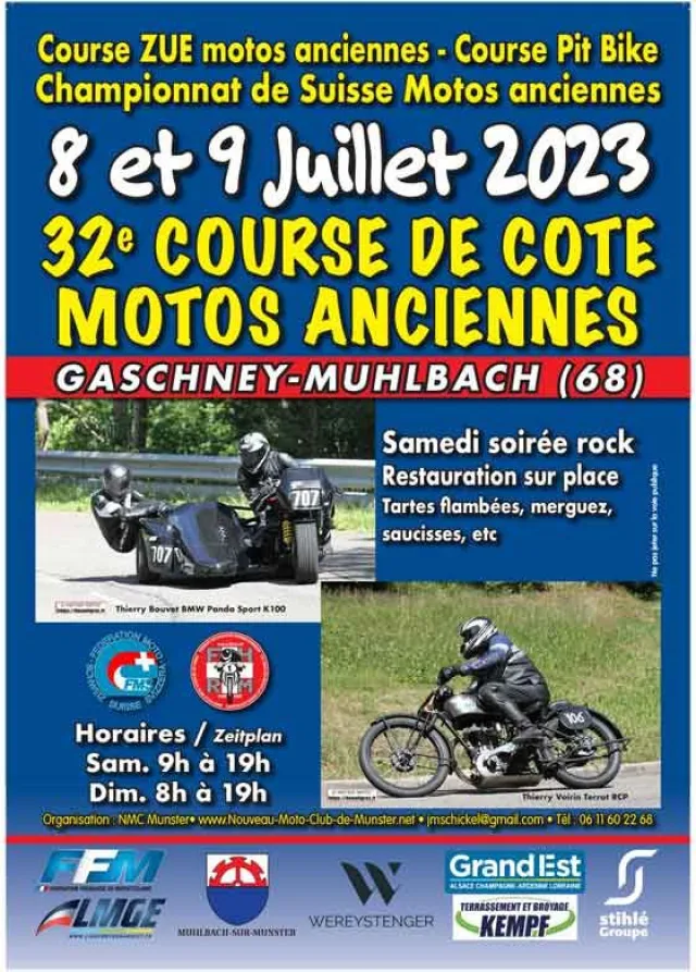 Course de Côte de Motos Anciennes du Gaschney