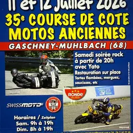 Course de Côte Motos Anciennes au Gaschney de Muhlbach-sur-Munster