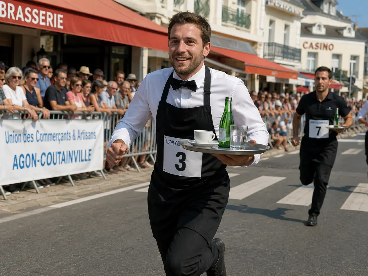 Course de garçons de café