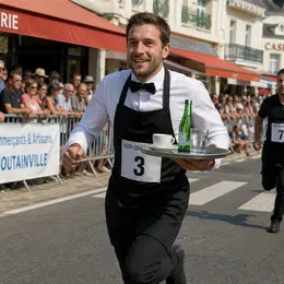 Course de garçons de café