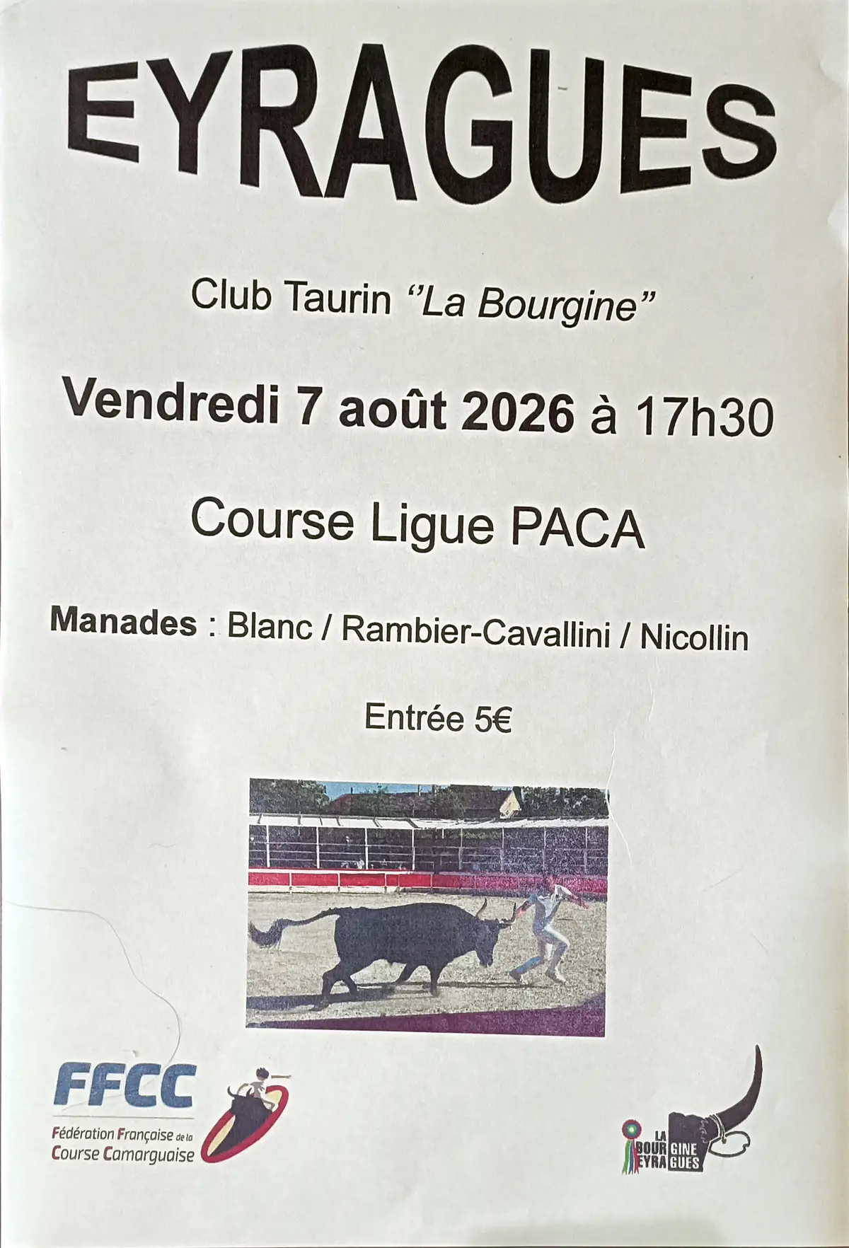 Course de taureaux Ligue PACA