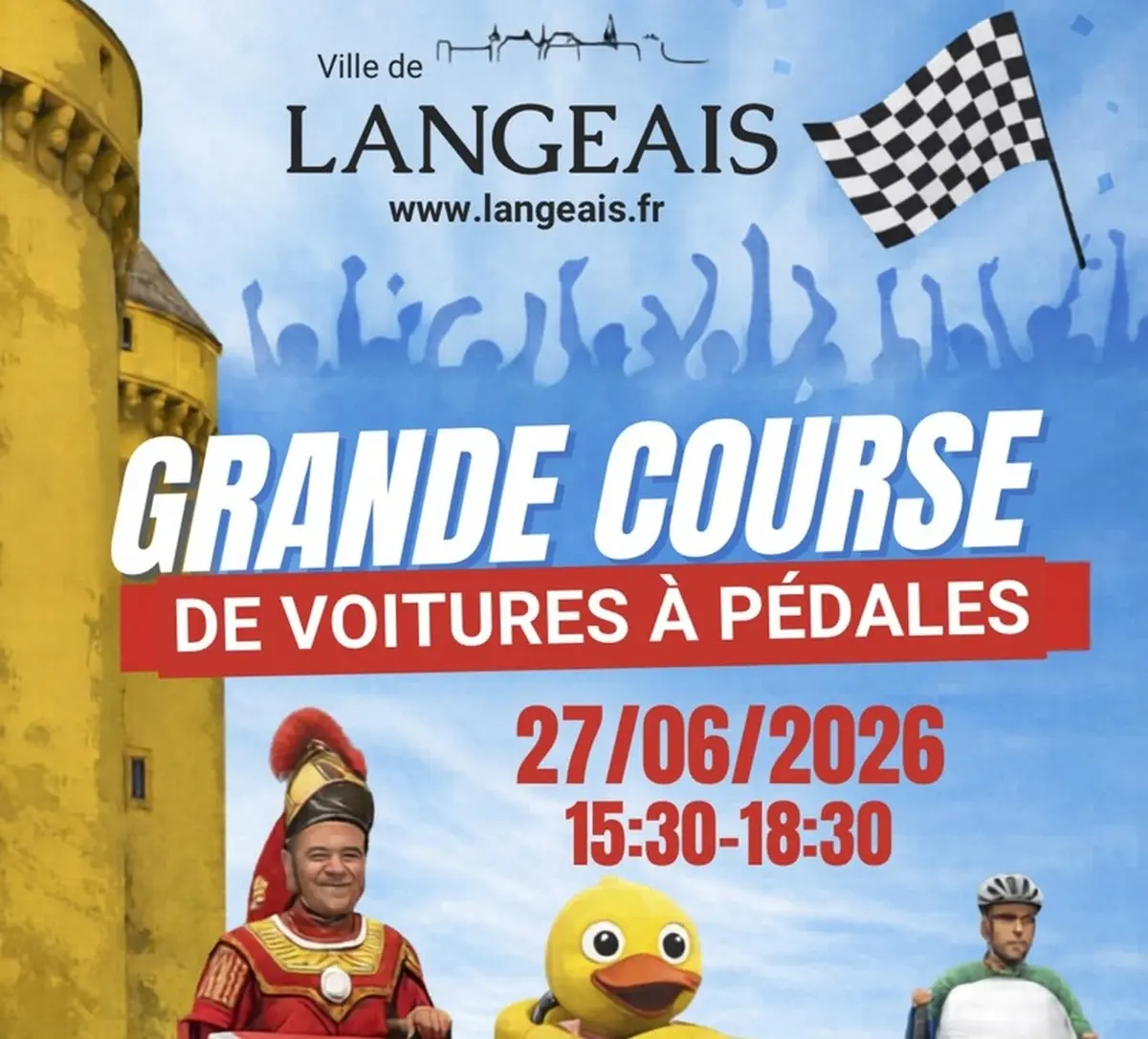 Course de Voiture à Pedales