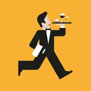 Course des serveuses et garçons de café