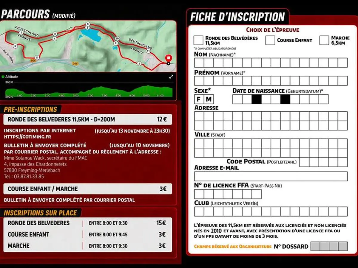 Course - La Ronde des Belvédères