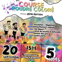 Course poudre colorée 2° édition