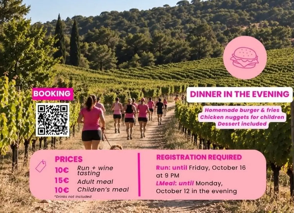 Course Rose pour Octobre Rose au Domaine du Grand Mayne