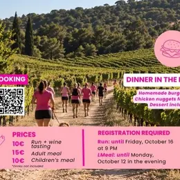 Course Rose pour Octobre Rose au Domaine du Grand Mayne