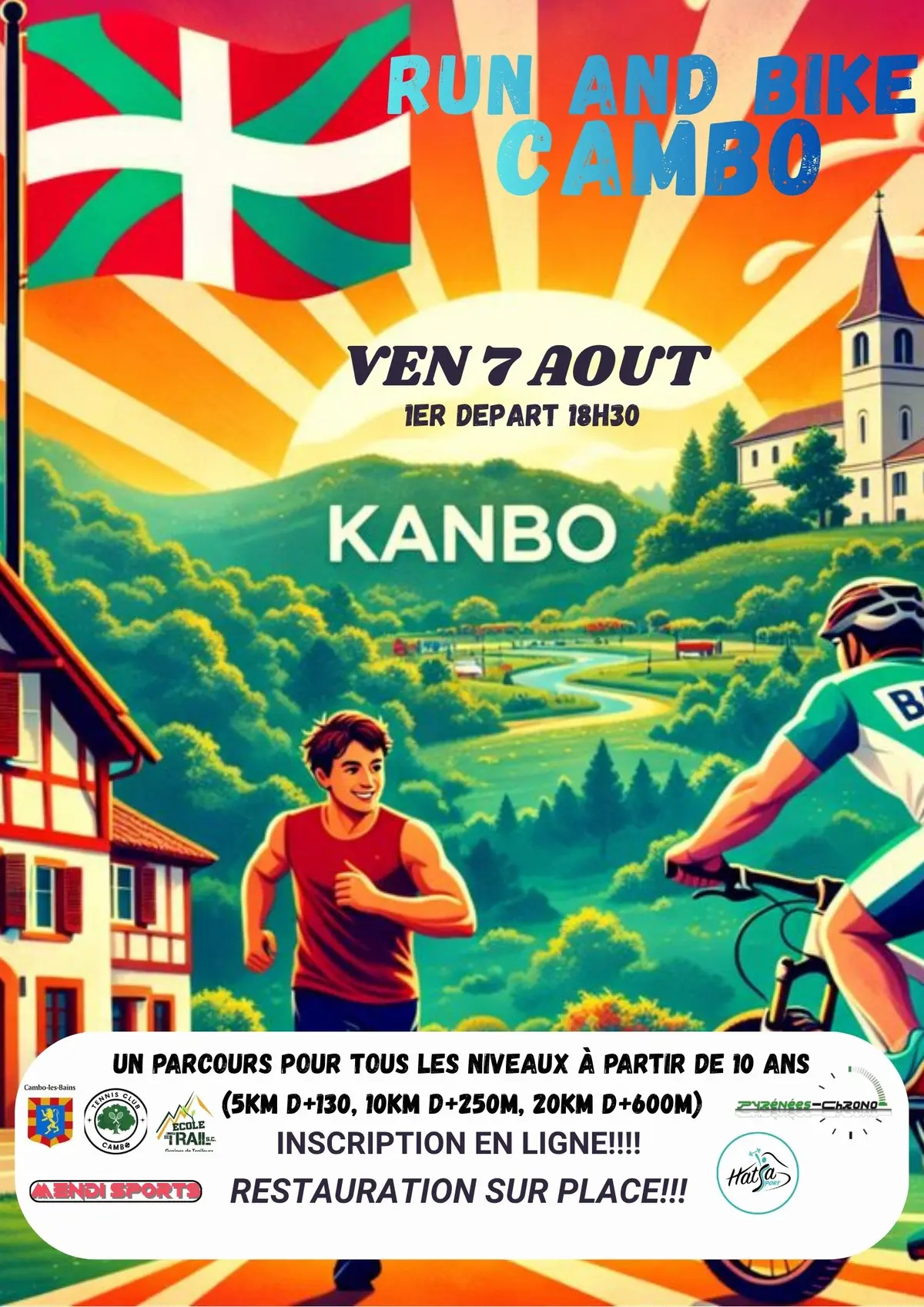 Course Run and Bike des Fêtes de Cambo