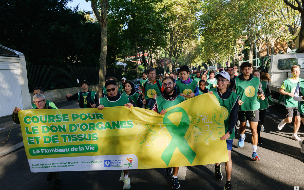 Course pour le don d'organes à Paris