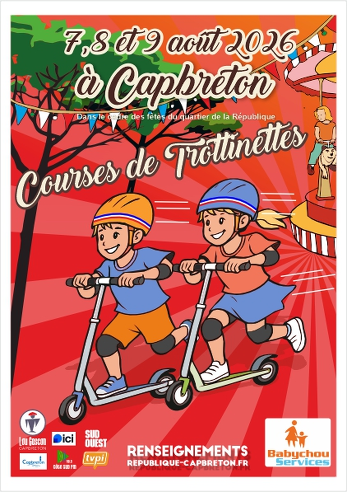 Courses de trottinettes