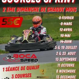 Courses sprint - Karting Bocaspeed