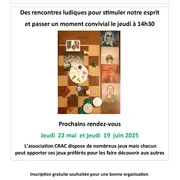 CRAC : Après-midi jeux de stratégie