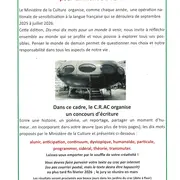 CRAC : Dis-moi dix mots pour un monde à venir