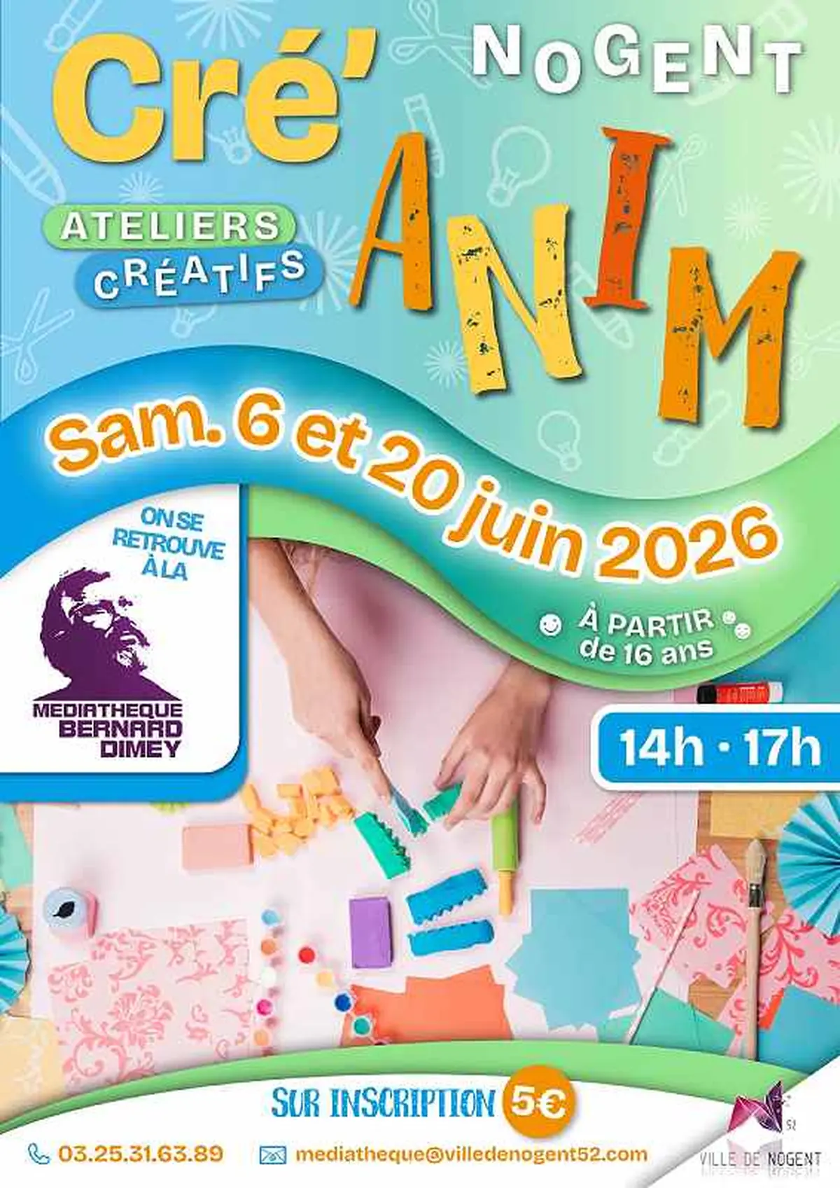 Cré'Anim : Ateliers créatifs adulte