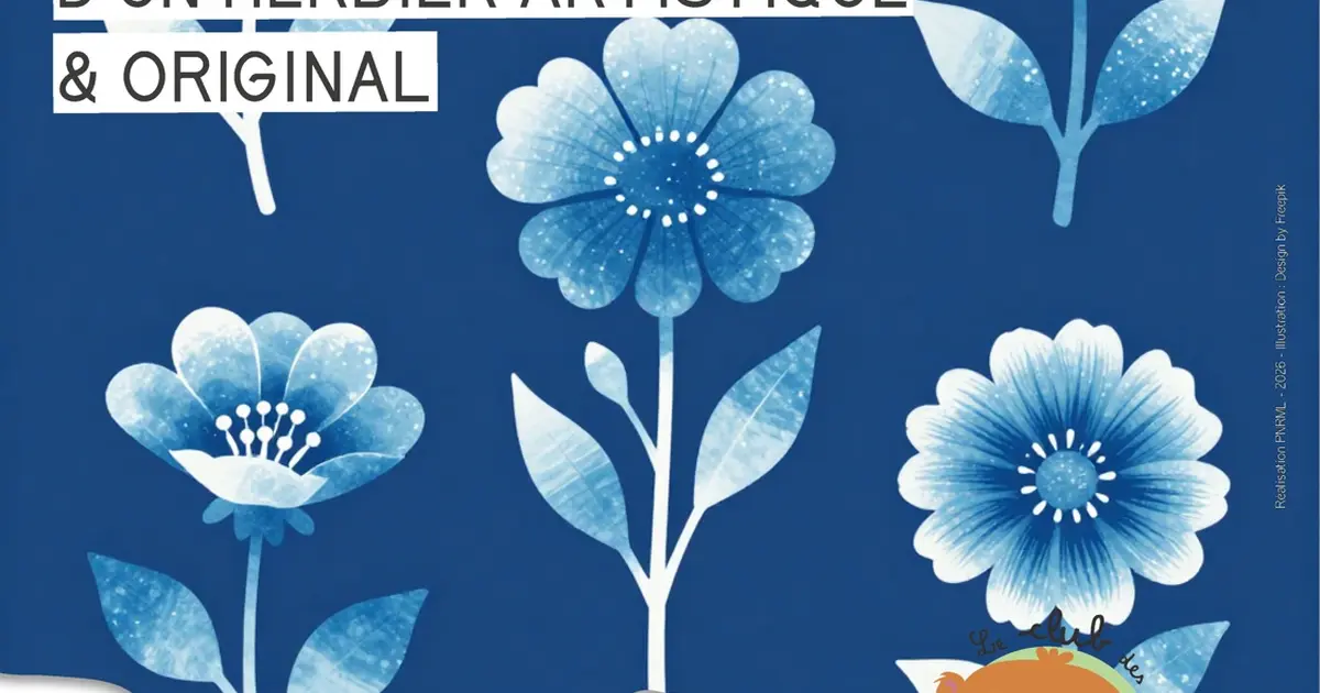 Création d'un herbier artistique et original