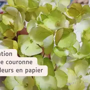 Création de fleurs en papier  au Moulin du Got
