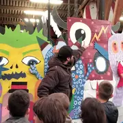 Création du char du Carnaval