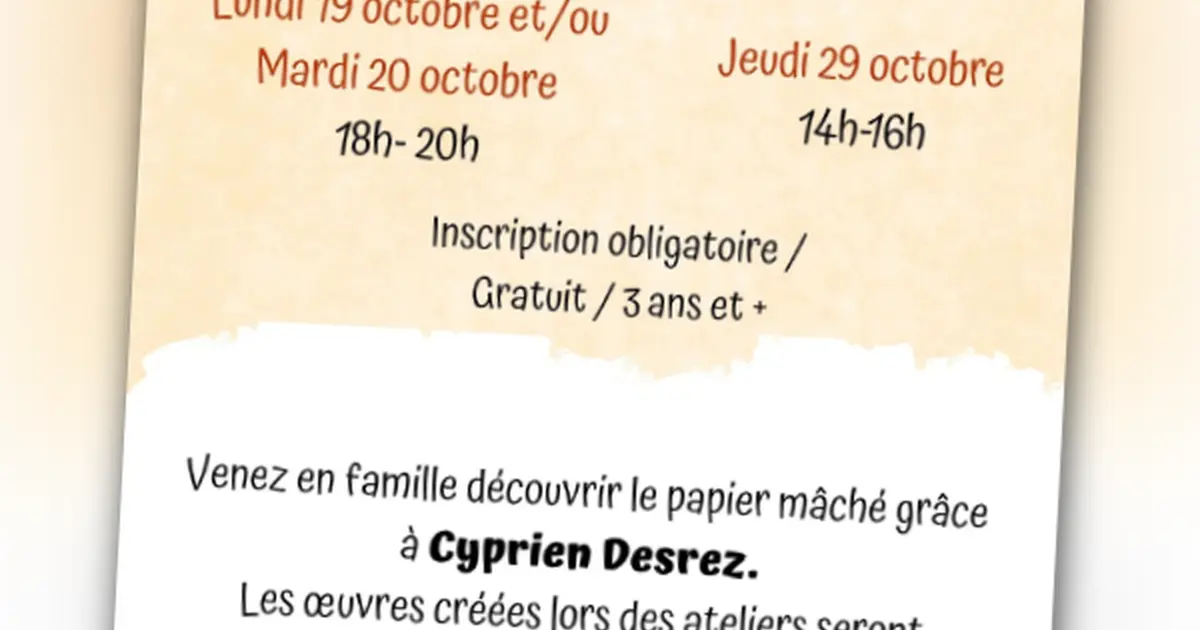 Création en papier mâché