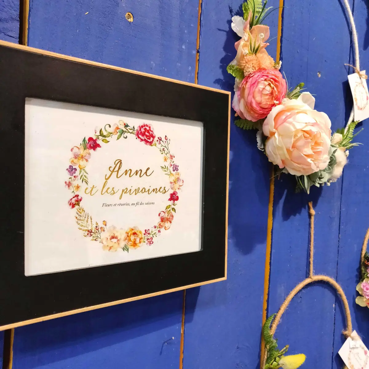 Anne et les pivoines, l’art du floral qui dure