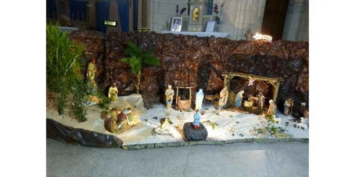 Créche de Noël géante