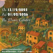 Crèche Traditionnelle Provençale et sa Scène de Vie Historique