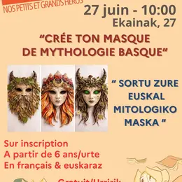 Crée ton masque de mythologie basque