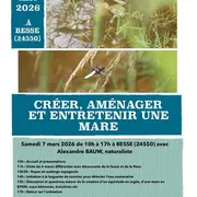 Créer, Aménager et entretenir une mare avec Alexandre Bauw